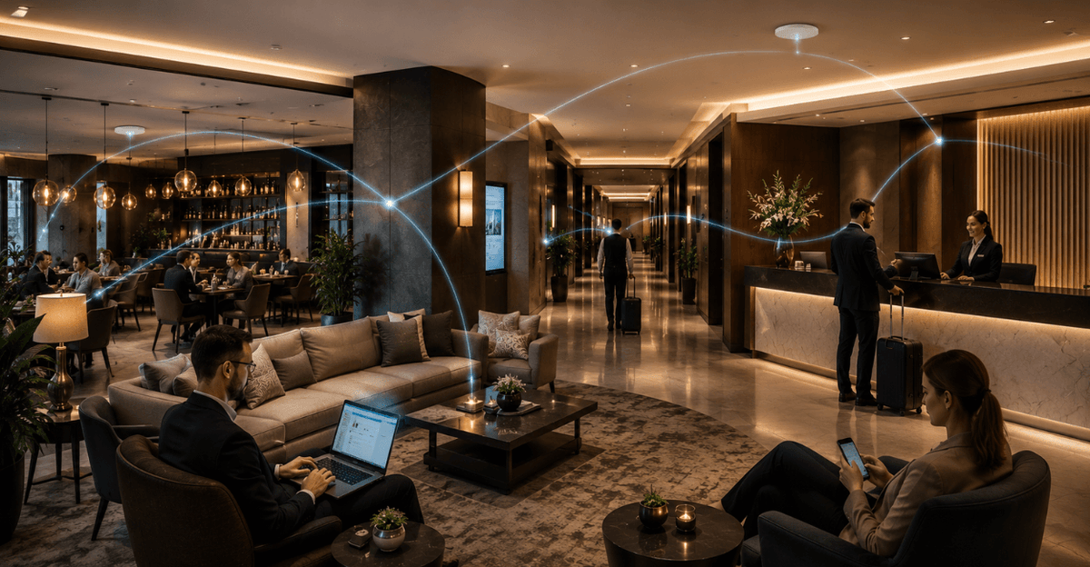 WLAN für Hotels richtig planen: Stabile Verbindung für Gäste, Mitarbeiter und digitale Services