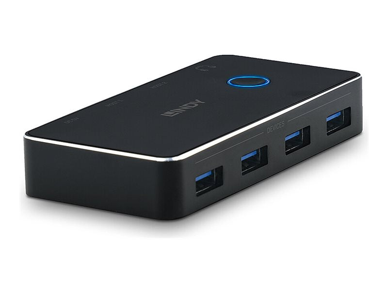 Lindy USB-Umschalter für die gemeinsame Nutzung von Peripheriegeräten