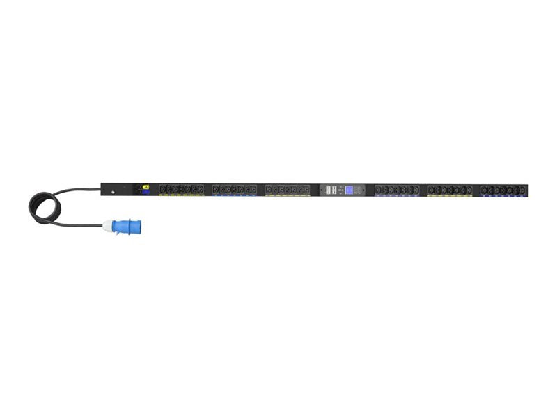 Eaton G4 - Stromverteilungseinheit (Rack - einbaufähig) - gemessener Eingang - Wechselstrom 200-240 V - 7.4 kW - 1-phasig - Ethernet 10/100/1000, serial - Eingabe, Eingang IEC 60309 32A - Ausgangsanschlüsse: 42 (24 x IEC 60320 C13, 18 x IEC 60320 C39