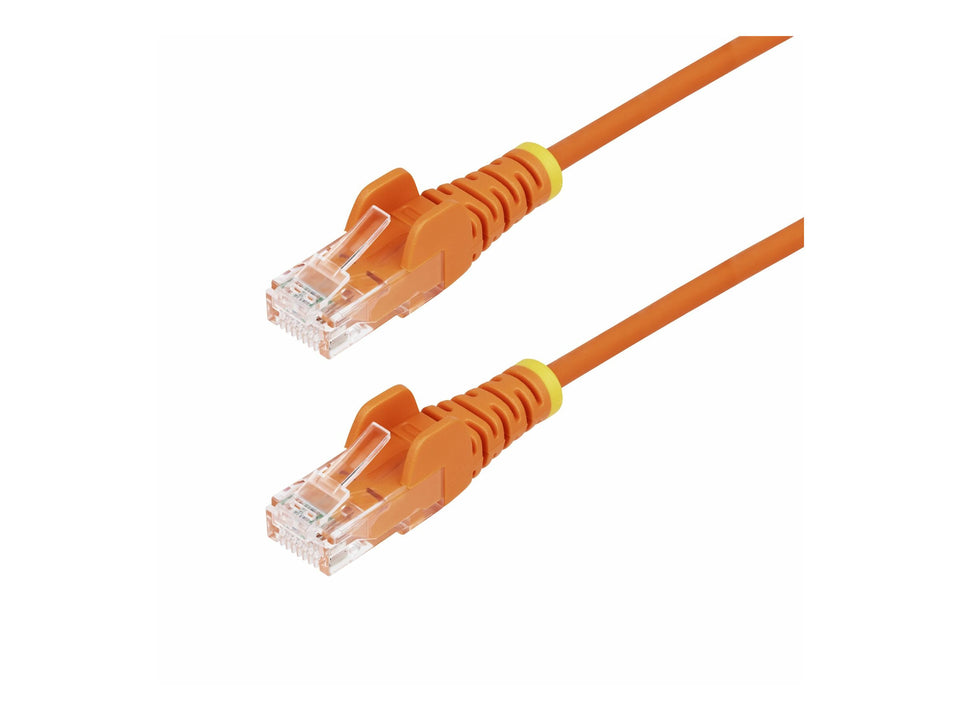 StarTech.com 1.5m Orange Slim CAT6 Ethernet Cable, Snagless, 28AWG, LSZH - Patch-Kabel - RJ-45 (M)