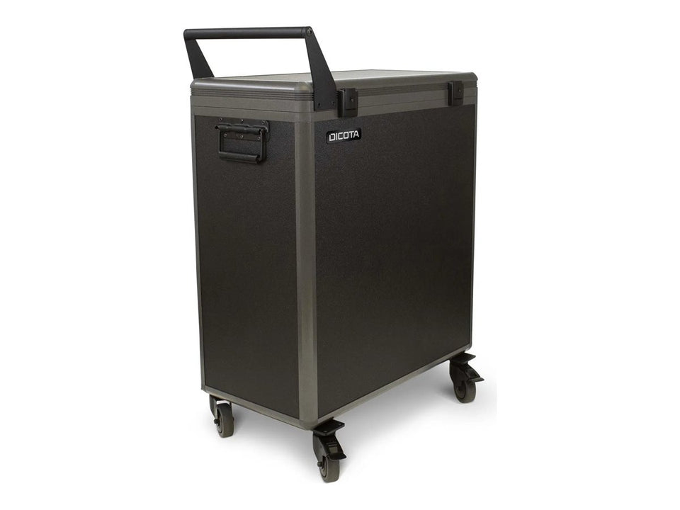 Dicota Wagen (laden, sichern und transportieren) - für 16 Netbooks/Tablets - EU version - verriegelbar - Aluminium, Polypropylen - Bildschirmgröße: bis zu 40,6 cm (bis zu 16")