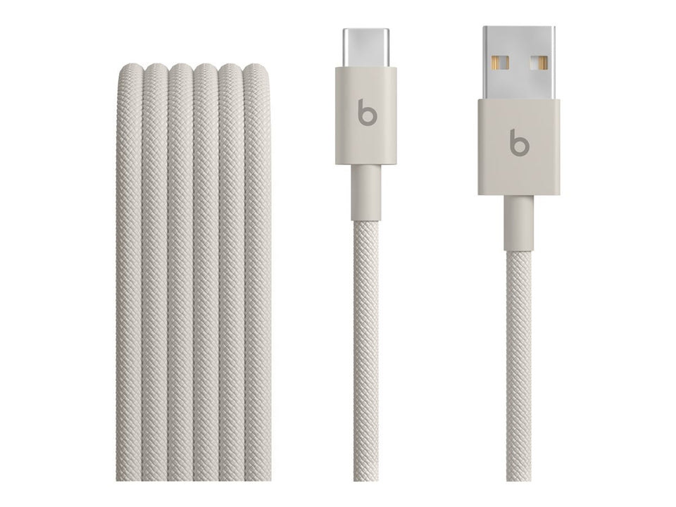 Apple USB-Kabel - USB (M) zu USB-C (M) - USB 2.0 - 1.5 m - geflochten, USB Fast Charge (15W)