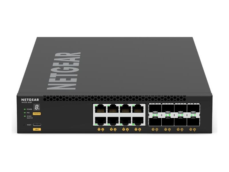 Netgear M4350 Series M4350-8X8F - Switch - L3