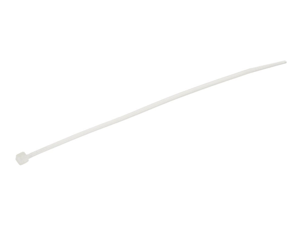 StarTech.com Kabelbinder - 152x3 mm, gebogene Spitze, weiß, 1000 Stück - Kabelbinder - 15.24 cm - weiß - TAA-konform (Packung mit 1000)