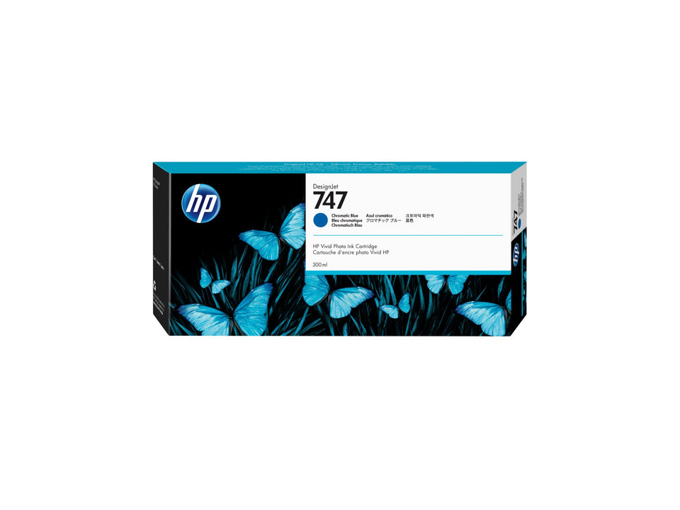 HP 747 - 300 ml - Chromatic Blue - original -