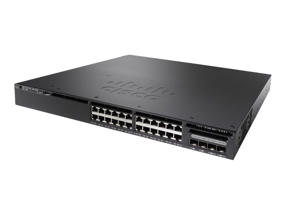 Cisco Catalyst 3650-24PS-S - Switch - L3 - managed - 24 x 10/100/1000 (PoE+)