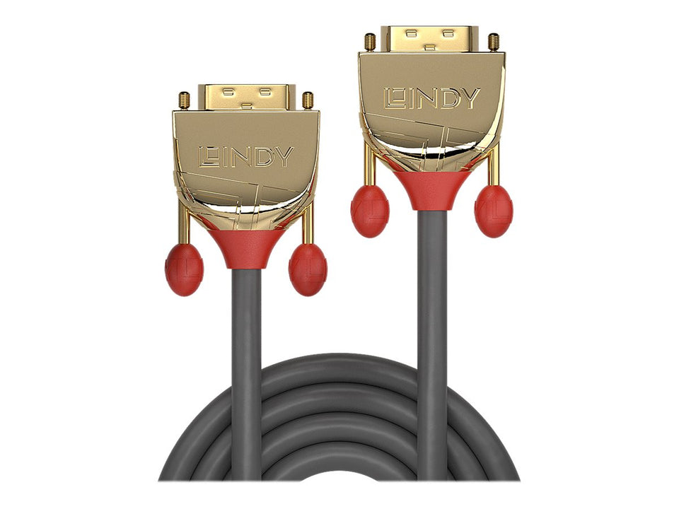 Lindy Gold - DVI-Kabel - Single Link - DVI-D (M)