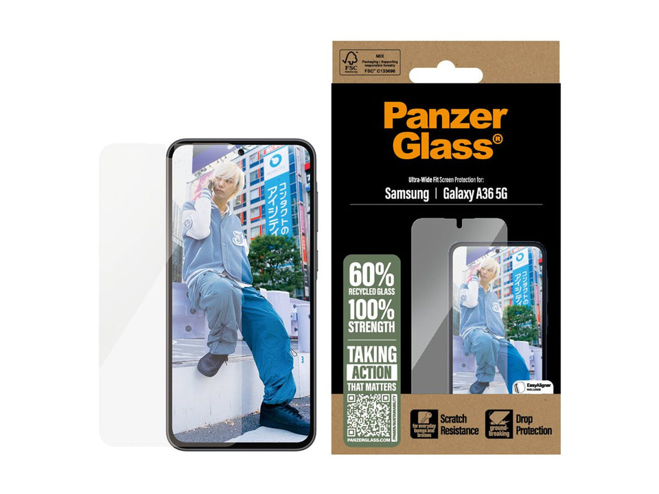 PanzerGlass Bildschirmschutz für Handy - ultrabreite