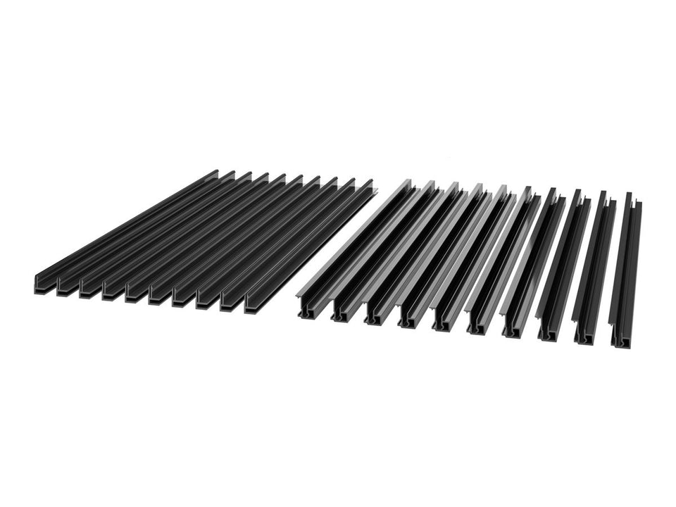 APC NetShelter - Rackpaneel-Montageschiene - Deckenmontage möglich - Schwarz (Packung mit 10)