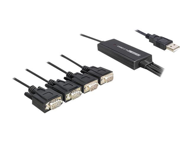 Delock USB 2.0 > 4 x Serial Adapter - Serieller