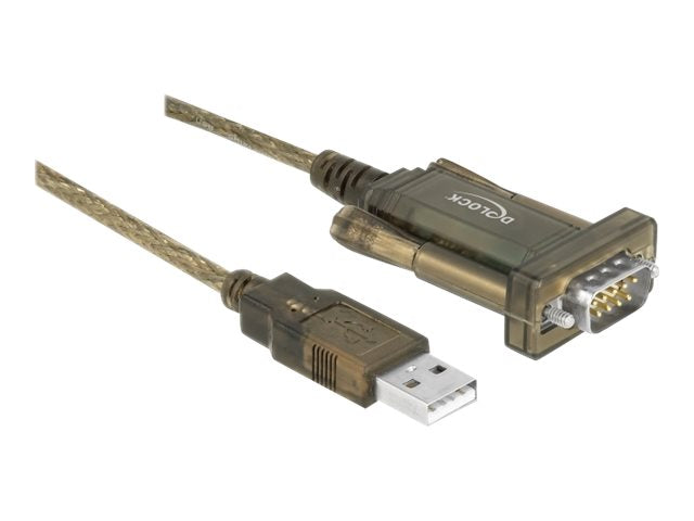Delock Adapter USB 2.0 Type-A > 1 x Serial DB9