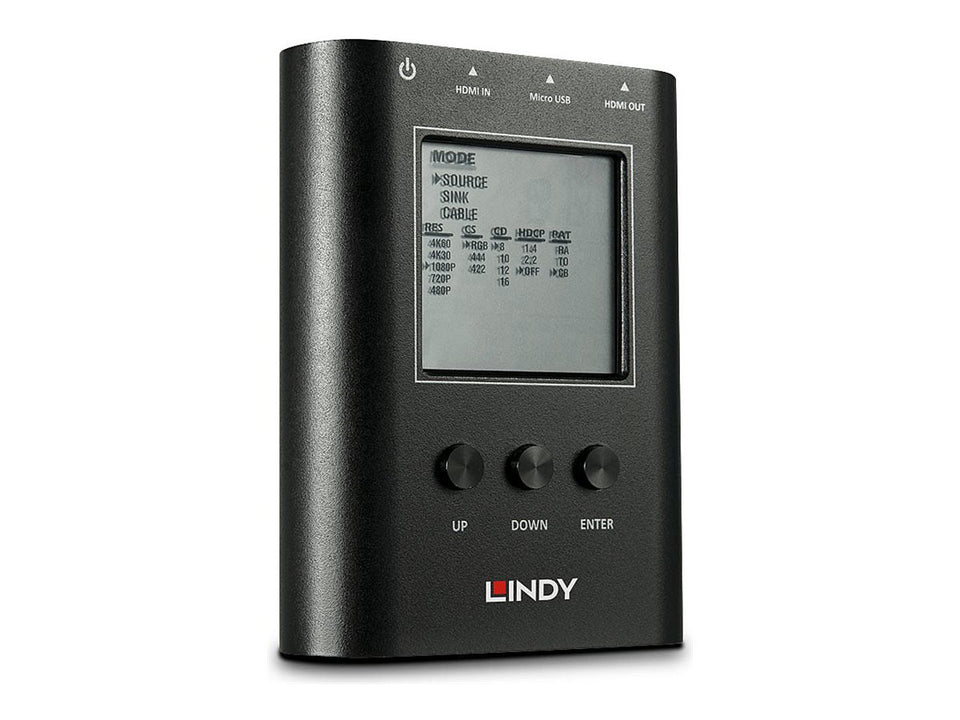 Lindy HDMI 2.0 18G Signal Analyser and Generator