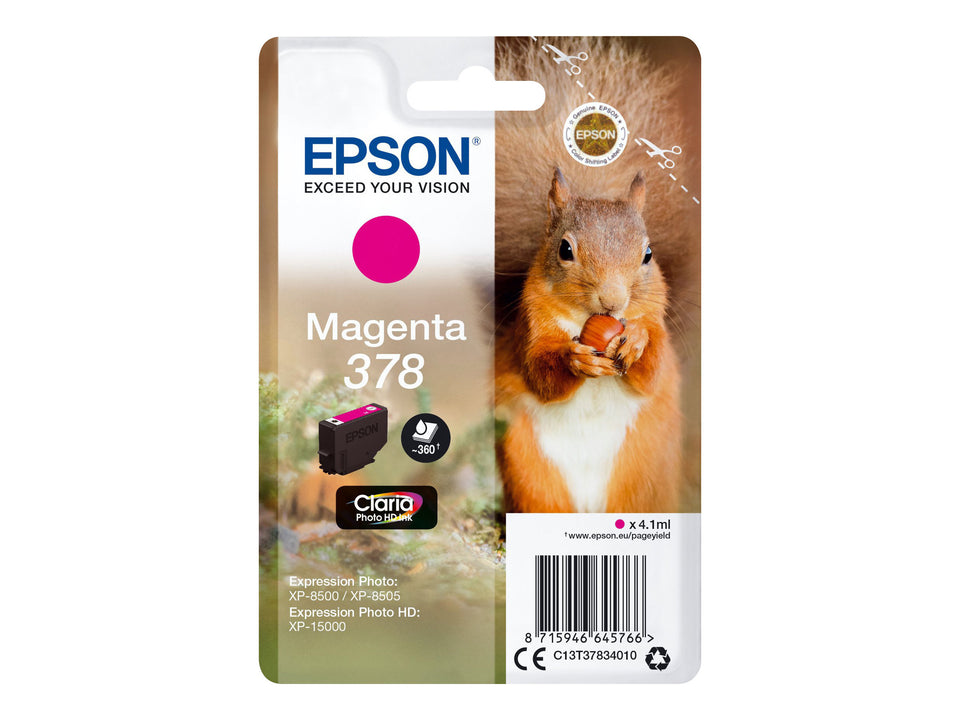 Epson 378 - 4.1 ml - Magenta - original - Blisterverpackung
