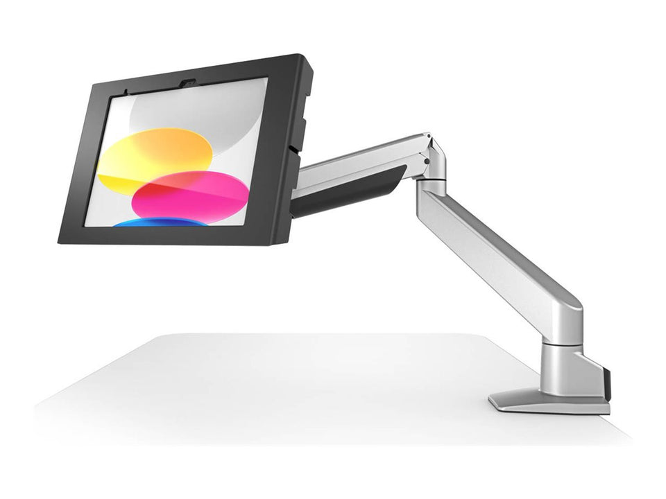 Compulocks Apex - Befestigungskit (Gelenkarm) - freiliegende Front-/Rückkamera und Sensoren - für Tablett - Metall, Aluminium - Schwarz - Tischmontage - für Apple 10.9-inch iPad (10. Generation)