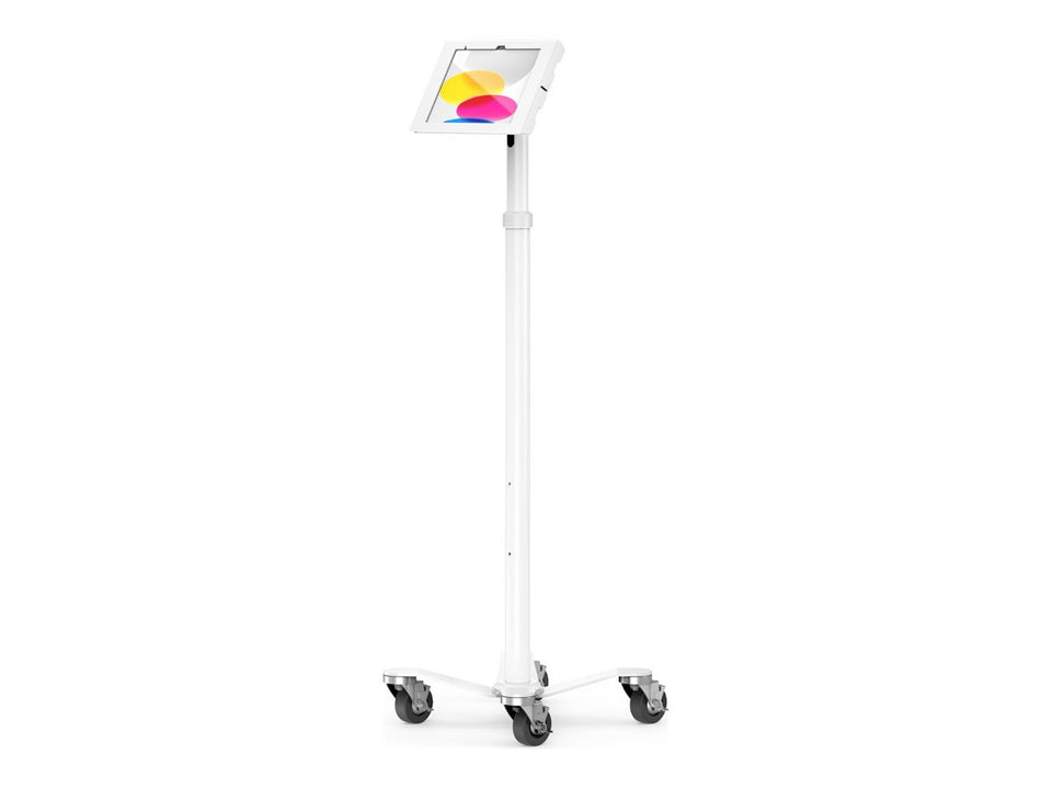 Compulocks Apex - Befestigungskit (Gehäuse, Wagenständer) - für Tablett - medizinisch - hochwertiges Aluminium - weiß - für Apple 10.9-inch iPad (10. Generation)