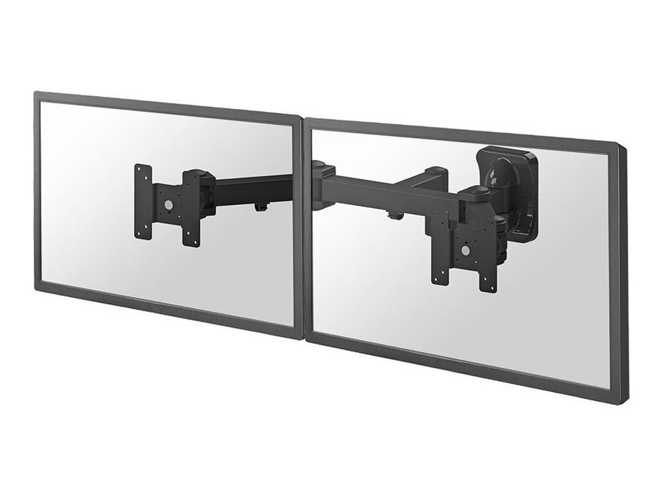 Neomounts FPMA-W960D - Halterung - Voll beweglich - für 2 LCD-Displays - Schwarz - Bildschirmgröße: 25.4-68.6 cm (10"-27")