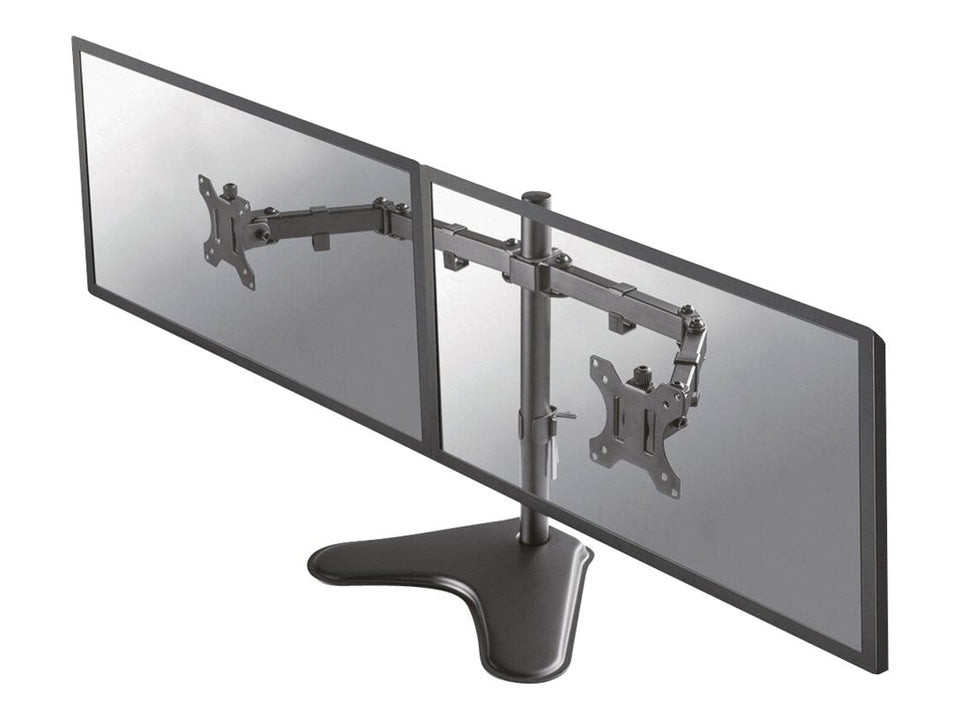 Neomounts FPMA-D550DD - Aufstellung - Voll beweglich - für 2 LCD-Displays - Schwarz - Bildschirmgröße: 25.4-81.3 cm (10"-32")
