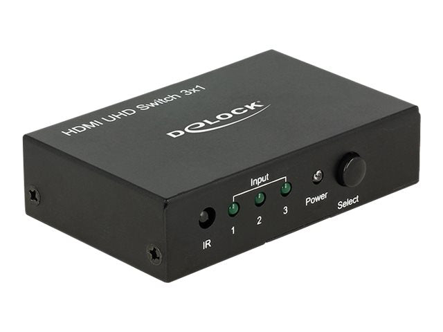 Delock HDMI UHD Switch 3 x HDMI in > 1 x HDMI