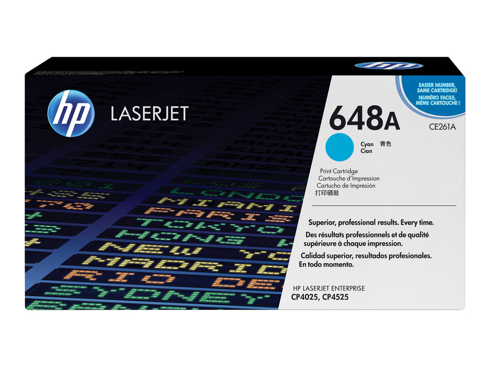HP 648A - Cyan - original - LaserJet - Tonerpatrone (CE261A)