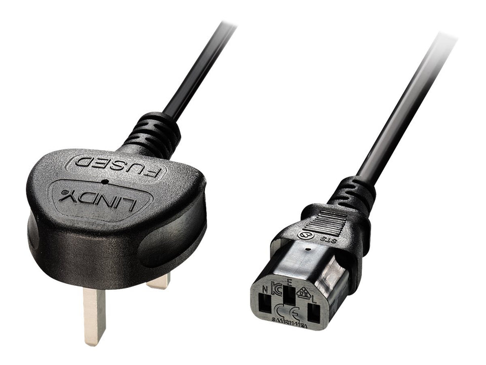 Lindy Stromkabel - BS 1363 (S) zu power IEC