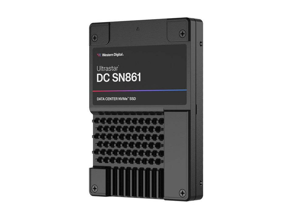 WD Ultrastar DC SN861 WUS6BA138PSP9X1 - SSD - Rechenzentrum - 3.84 TB - intern - 2.5" (6.4 cm)