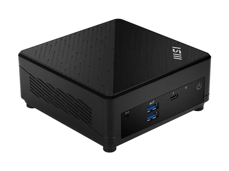 MSI CUBI 5 1M 437BEU - Barebone - Mini-PC - 1 x Core 7 150U / 1.8 GHz - RAM 0 GB - Intel Graphics - Wi-Fi 6E, Bluetooth 5.3, 1GbE, 2.5GbE - WLAN: 802.11a/b/g/n/ac/ax (Wi-Fi 6E)