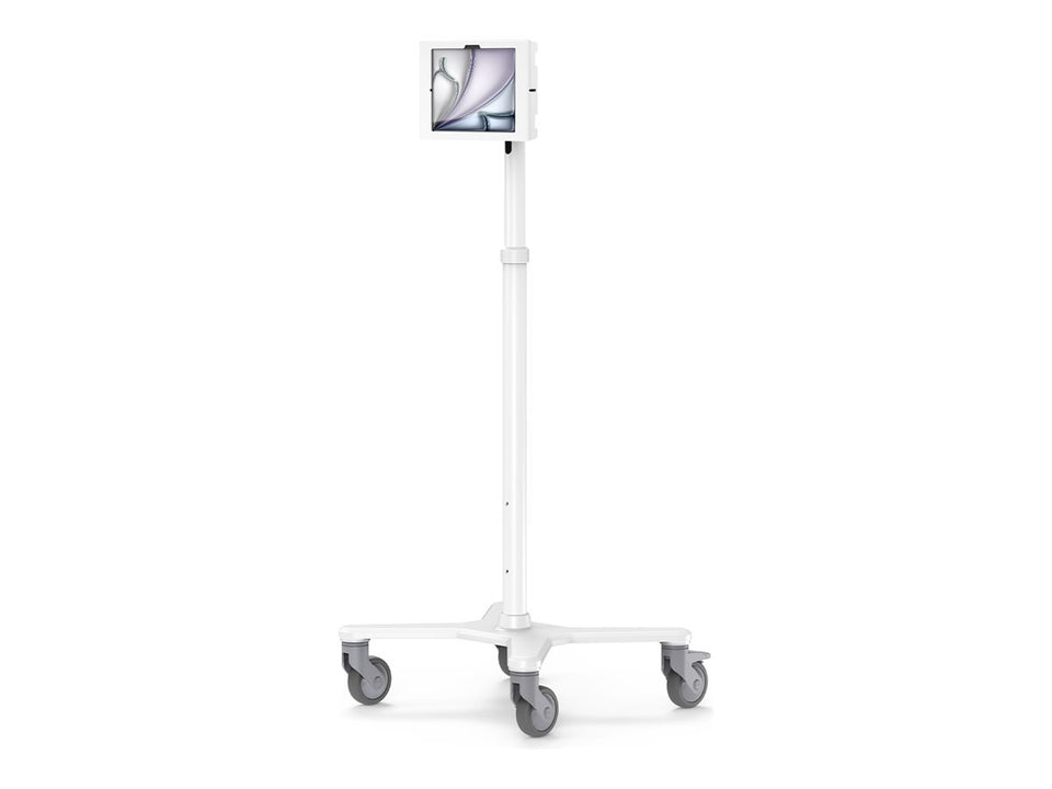 Compulocks iPad Air M2 & M3 11", Apex Enclosure Rolling Cart - Rise Freedom Extended White - Befestigungskit (Gehäuse, Wagenständer)