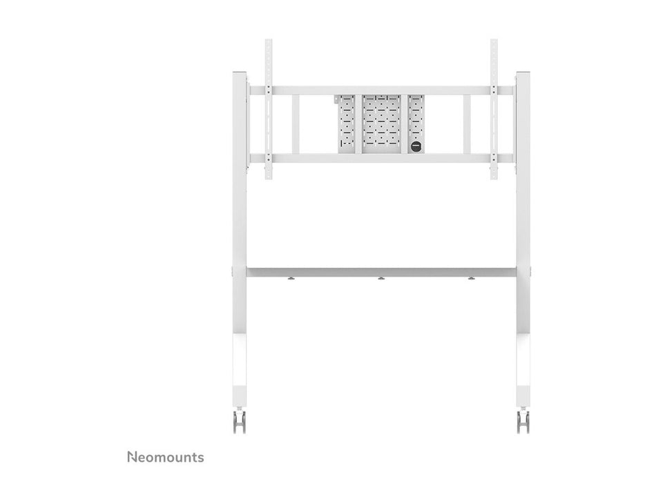 Neomounts FL50-575WH1 - Wagen - robust - für Displayständer - Bodenständer - verriegelbar - Stahl - weiß - Bildschirmgröße: 165.1-292.1 cm (65"-115")