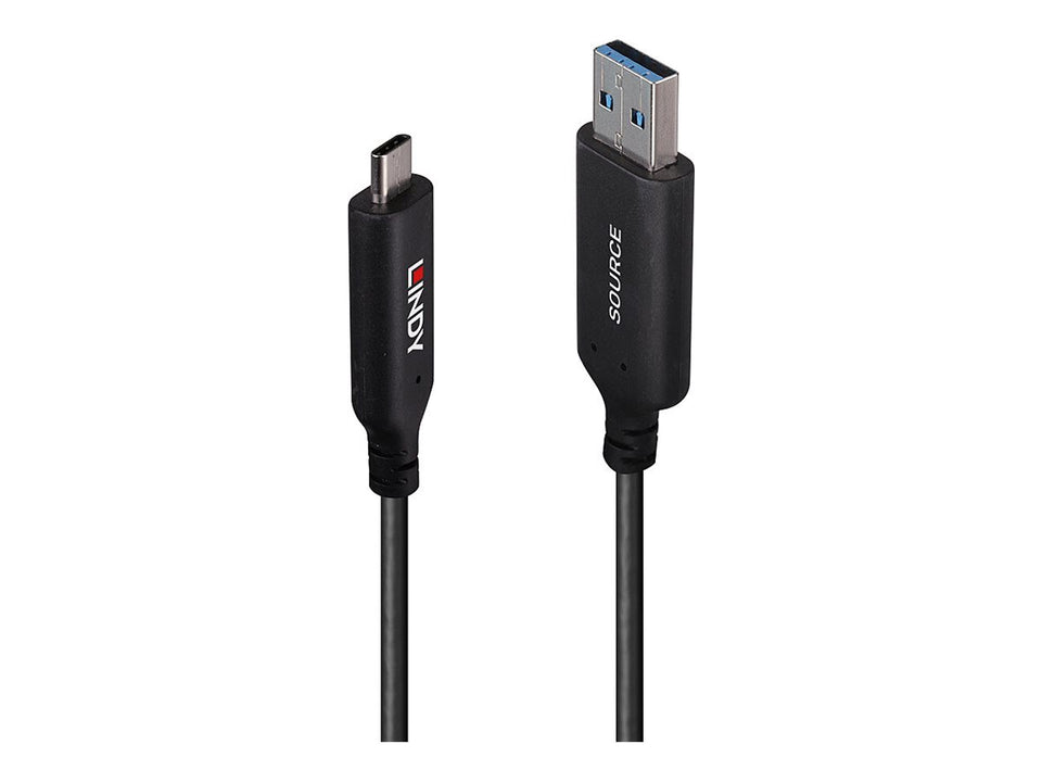 Lindy USB-Kabel - USB (M) zu USB-C (M) - USB 3.2 Gen 1 - 25 m - Active Optical Cable (AOC)
