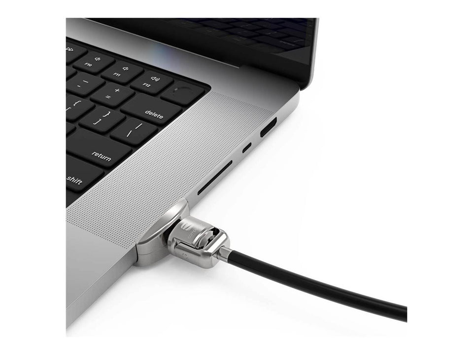 Compulocks Ledge Lock Adapter for MacBook Pro 16" M1, M2 & M3 with Keyed Cable Lock - Sicherheitsschlossadapter - mit Schließzylinder - für Apple MacBook Pro 16 (M1, M2)