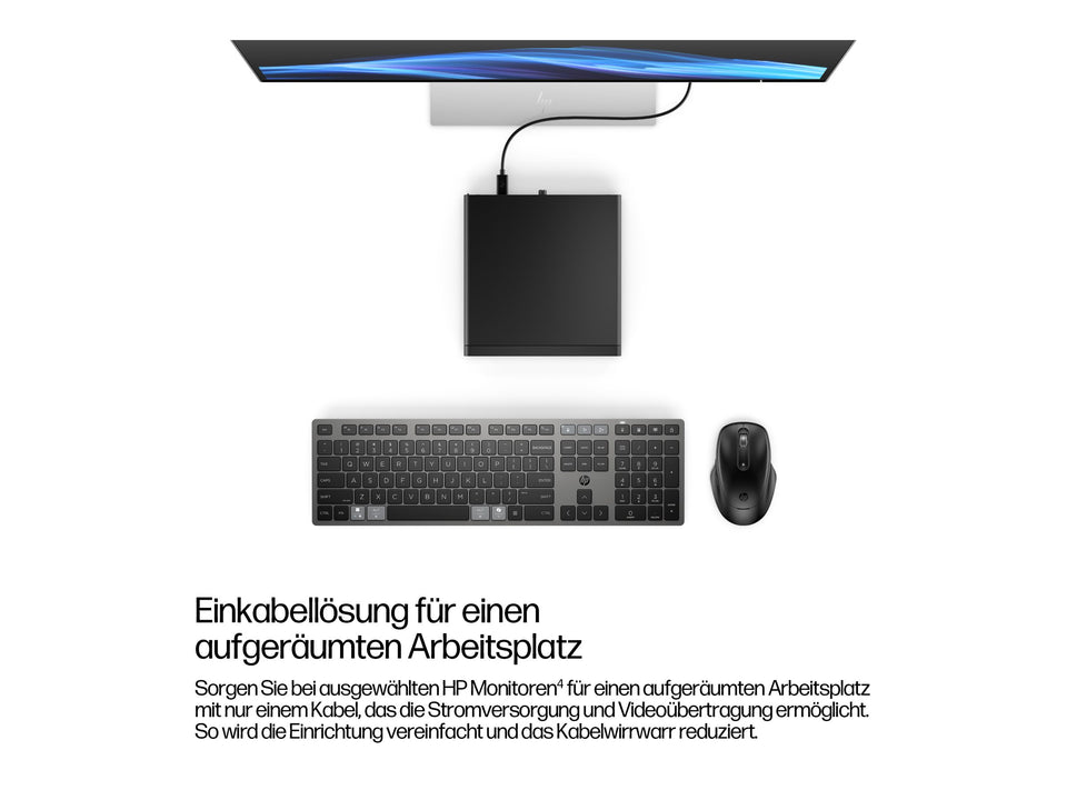 HP EliteDesk 8 G1i AI - Mini Desktop - Core Ultra 5 235T / 2.2 GHz - RAM 16 GB - SSD 512 GB - NVMe - Intel Graphics - 1GbE, Wi-Fi 6E, Bluetooth 5.3 - WLAN: 802.11a/b/g/n/ac/ax (Wi-Fi 6E)