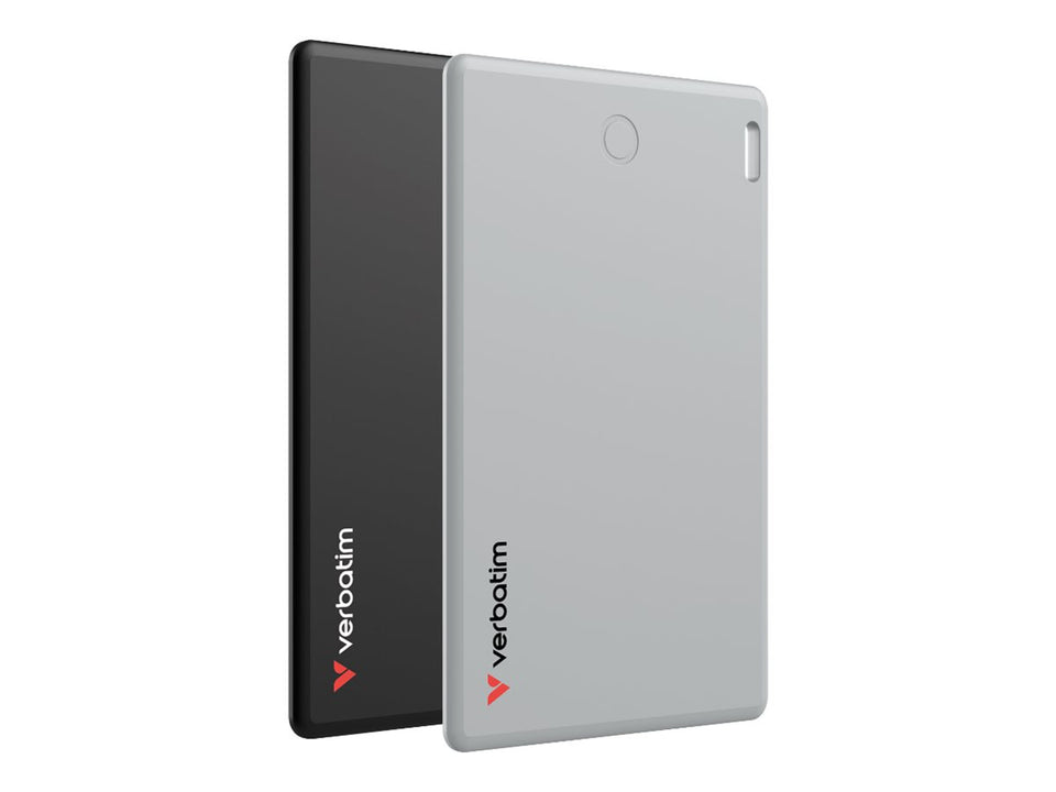 Verbatim My Finder - Anti-Verlust Bluetooth-Tag für Handy, Tablet - Schwarz, Silber (Packung mit 2)