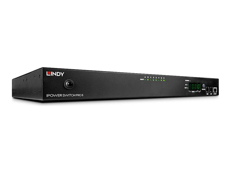 Lindy IPower Switch Pro 8 - Power Control Unit (Rack - einbaufähig)