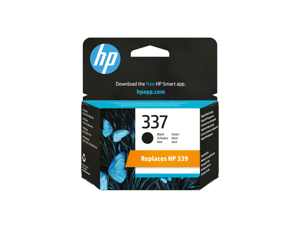 HP 337 - 11 ml - Schwarz - original - Tintenpatrone