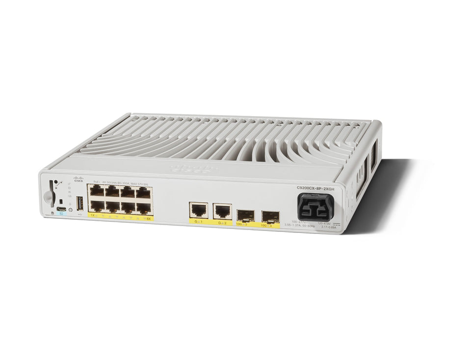 Cisco Catalyst 9200CX - Network Essentials - Switch - kompakt - L3 - managed - 8 x 10/100/1000 (PoE+)