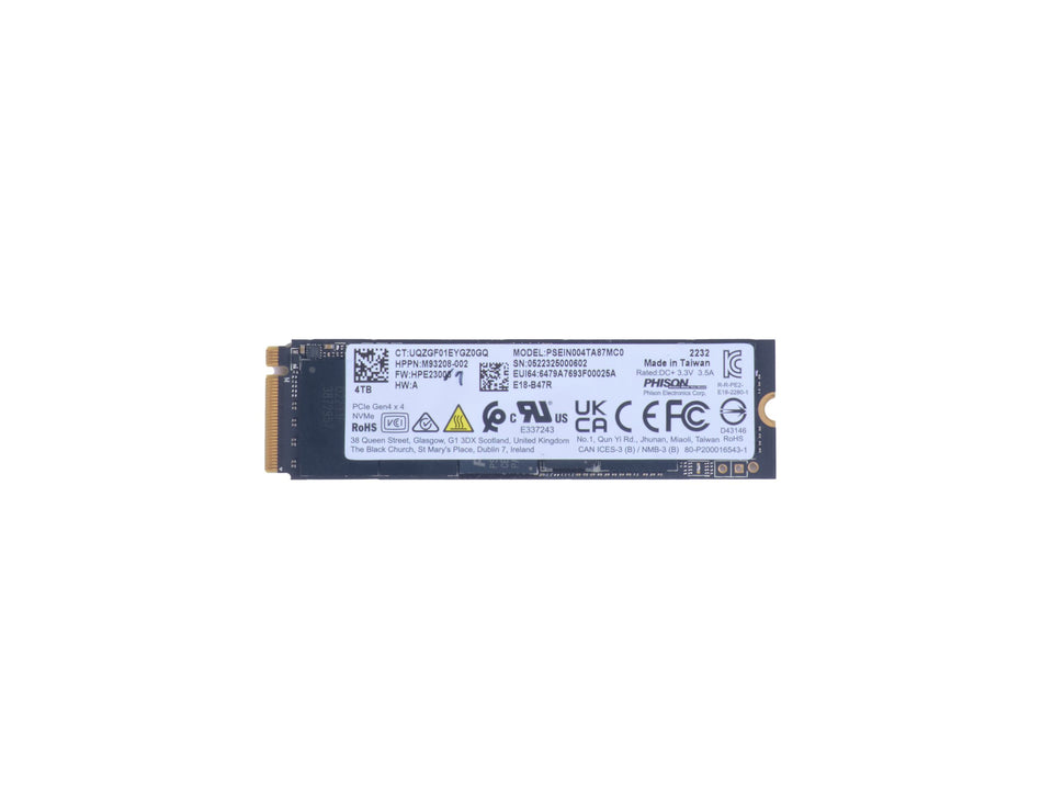 HP  SSD - 4 TB - intern - M.2 2280 - PCIe 4.0