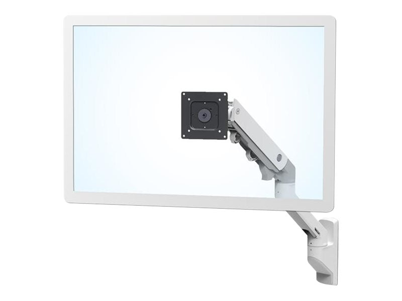 Ergotron HX - Befestigungskit (Wandarm) - für Monitor - weiß - Bildschirmgröße: up to 124 cm (up to 49")