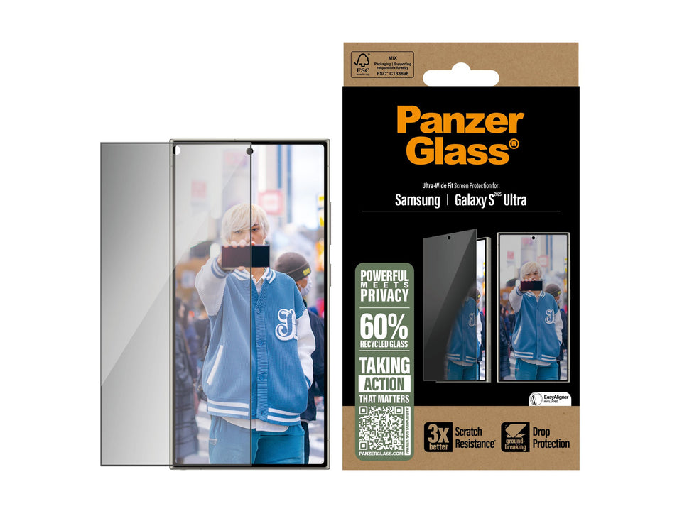 PanzerGlass Bildschirmschutz für Handy - ultrabreite