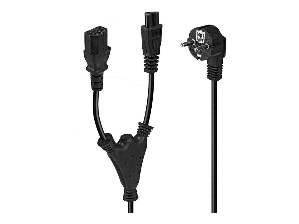 Lindy Stromkabel - power CEE 7/7 (S) zu power