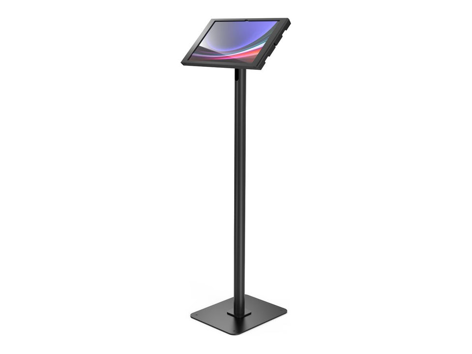 Compulocks Ständer-Kit - freiliegende Front-/Rückkamera und Sensoren - für Flachbildschirm / Tablet-Gehäuse - verriegelbar - hochwertiges Aluminium - Schwarz - Bildschirmgröße: 37.1 cm (14.6")