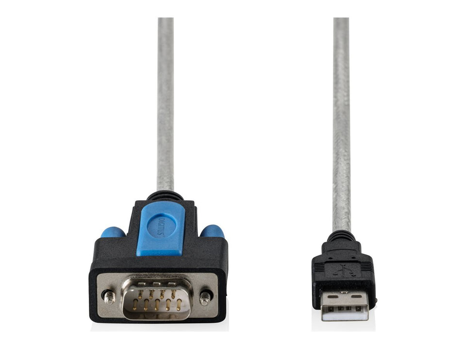 DIGITUS USB 2.0 auf RS232 Adapterkabel, 1,8 m, integrierter FTDI-Chipsatz