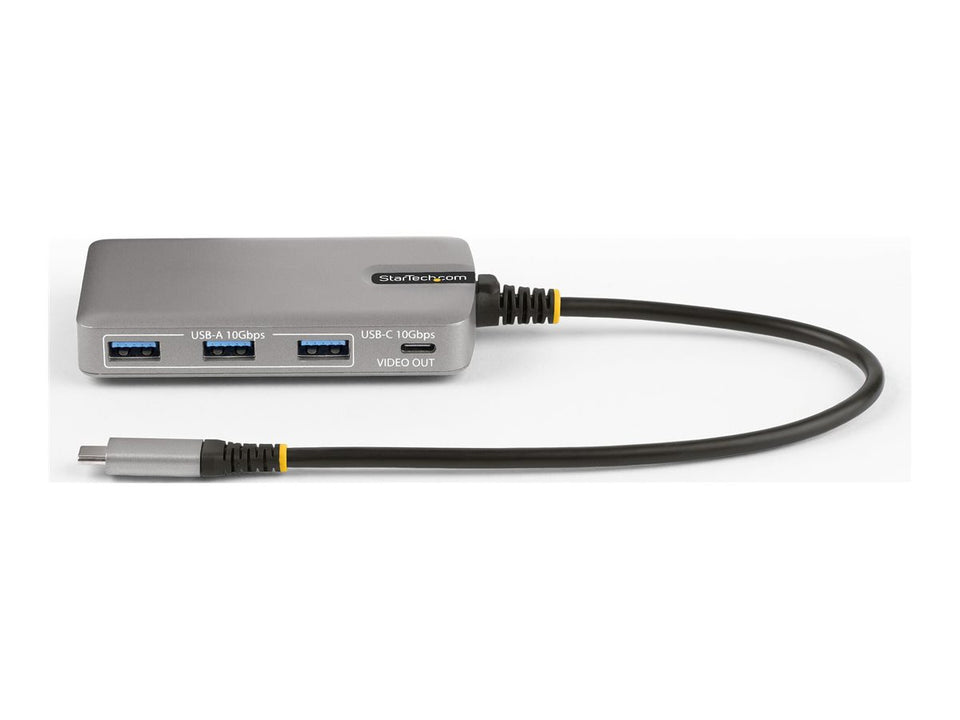 StarTech.com 4-Port USB-C 10Gbps Hub, 4K USB-C