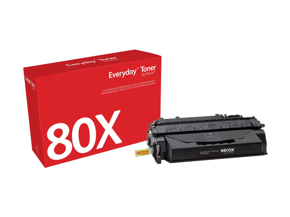 Xerox Everyday - Hohe Ergiebigkeit - Schwarz - kompatibel - Tonerpatrone (Alternative zu: HP CF280X)