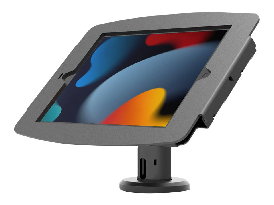 Compulocks iPad Mini 8.3" Space Enclosure Tilting Stand 4" - Aufstellung - für Tablett - verriegelbar - hochwertiges Aluminium - Schwarz - Bildschirmgröße: 21.1 cm (8.3")