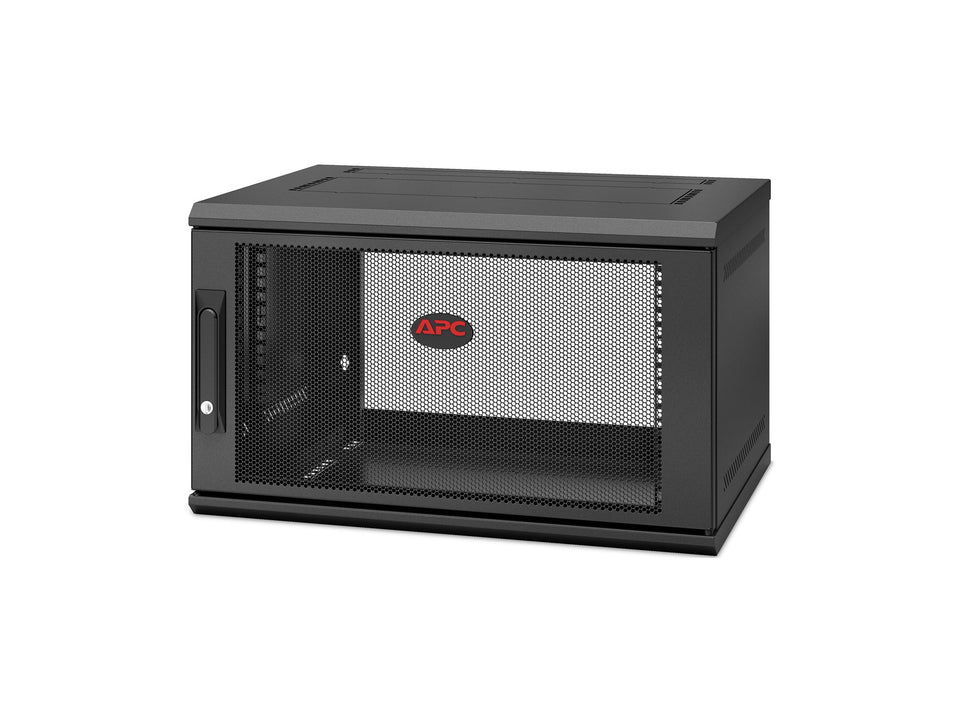 APC NetShelter WX AR106SH4 - Gehäuse - geeignet für Wandmontage - Schwarz - 6U - 48.3 cm (19")