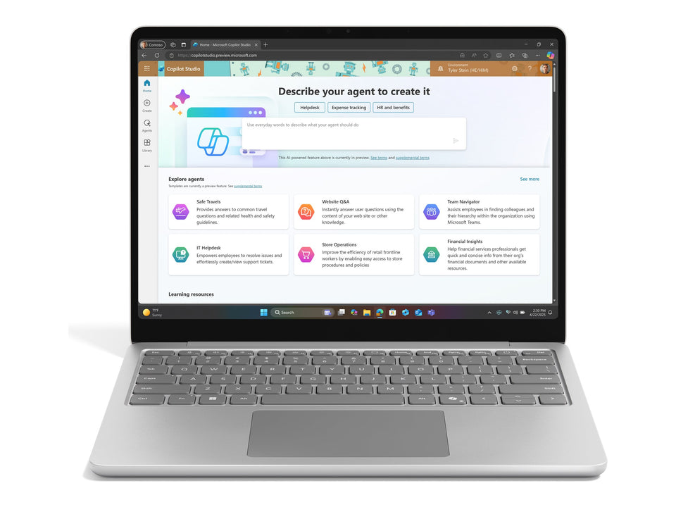 Microsoft Surface Laptop for Business - 13-inch - Snapdragon X Plus X1P-42-100 / 3.2 GHz - Win 11 Pro - Qualcomm Adreno - 16 GB RAM - 512 GB SSD - 33 cm (13")