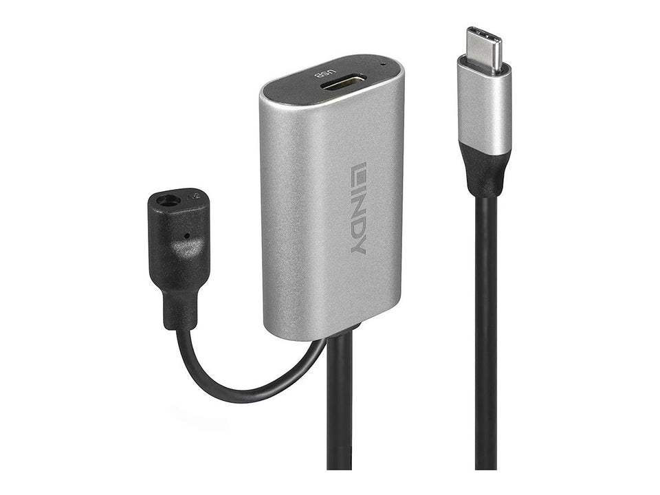 Lindy USB-Verlängerungskabel - USB-C (M) zu power DC jack, USB-C (W)