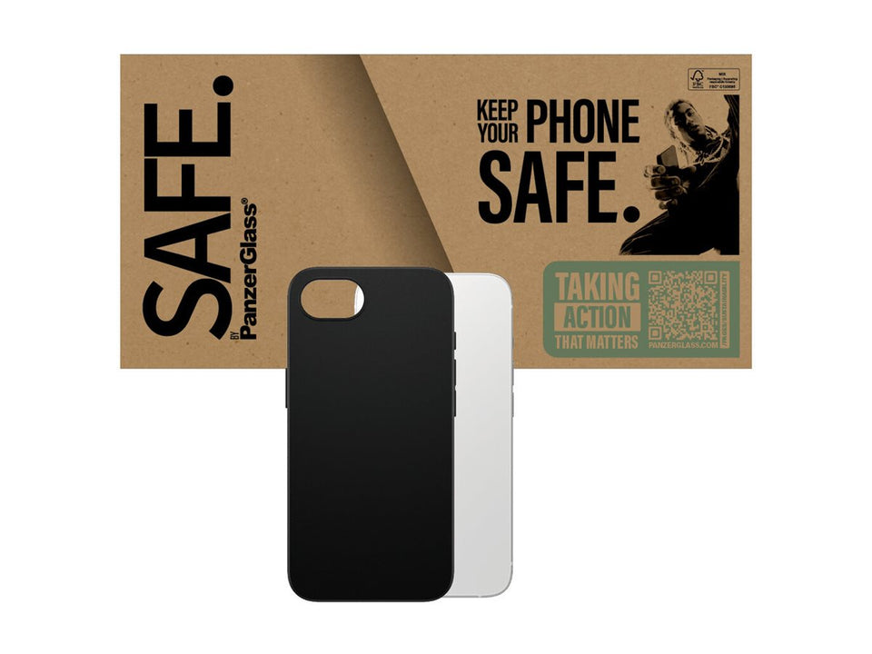 PanzerGlass SAFE. by PanzerGlass - Hintere Abdeckung für Mobiltelefon - Thermoplastisches Polyurethan (TPU)