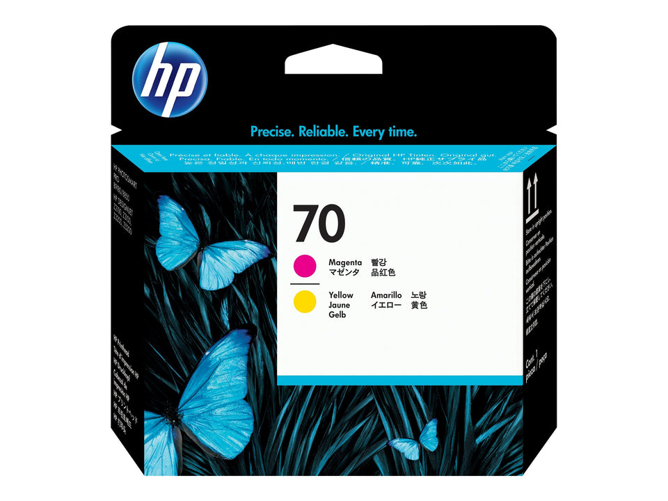 HP 70 - Gelb, Magenta - Druckkopf - für DesignJet