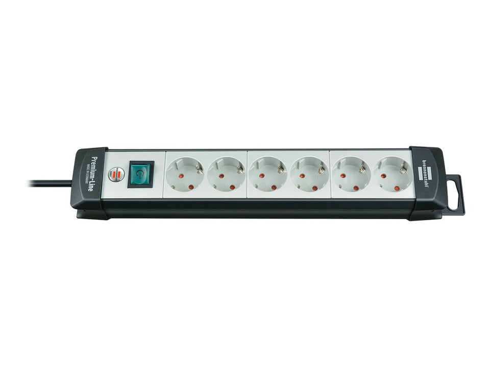 Brennenstuhl Premium-Line extension socket H05VV-F 3G1,5 - Steckdosenleiste - Eingabe, Eingang Stromversorgung - Ausgangsanschlüsse: 6 (Stromversorgung)